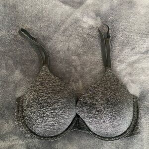 Victoria's Secret Heathered Gray Padded Perfect Coverage Bra
